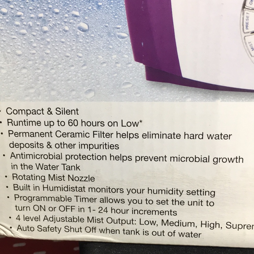 AIR INNOVATIONS BRAND NEW CLEAN MIST SMART HUMIDIFIER - Picture 13 of 13